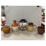 Japan Urn, Whiskey Jug, Stoneware Jug, Schering