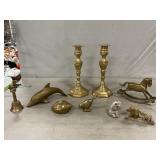Brass Assortment, Mini Stone, Plaster Elephants