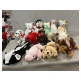 (14) Ty Beanie Babies