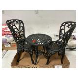 Cast Iron Miniature Bistro Set