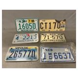 Vintage Motorcycle License Plates
