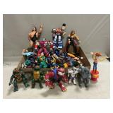 Lot Of Assorted Toy Figures