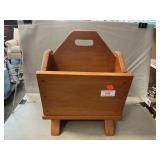 Solid Wood Magazine Rack