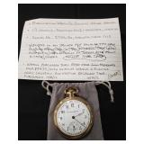 (1) Vintage Burlington Pocket Watch