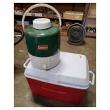 (1) Rubbermaid Cooler & (1) Coleman Jug Cooler