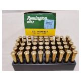 (50) Rounds Of 22 Hornet Ammo