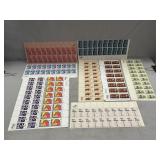 Sheets Of U.S. Postage Stamps