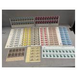 Sheets Of U. S. Postage Stamps