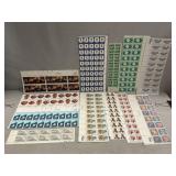 Sheets Of U.S. Postage Stamps