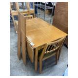 Drop Leaf Table w/2 Chairs & 2 Leaves