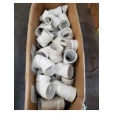 Box Lot Of Assorted PVC Pipe Fittings