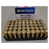 (50) Rounds Of 9mm Luger Ammo