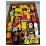Tray Lot Of Assorted Toy Trucks & More