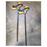 (2) 30" Quick-Grip Bar Clamps
