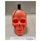 (1) Vintage Halloween Skull Candle