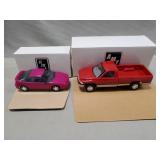 (2) Vintage Promotional Cars By AMT/ERTL