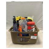Basket Of CarCleaning Supplies