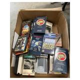 Box Lot With Fishing & Hunting VHS Tapes