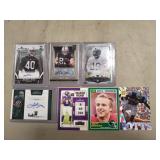 (7) Assorted NFL Football Cards