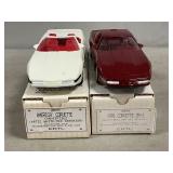 (2) Ertl/AMT Corvette Promo Cars