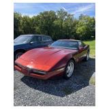 1988 Corvette Coupe w/4 Extra Tires & Alloy Wheels