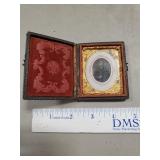 (1) Antique Cased Photograph Of Mr. Wentling (Ono