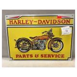 Metal Harley Davidson Sign
