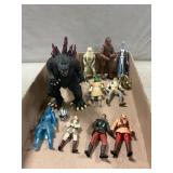 Assorted Figures Including "Star Wars"