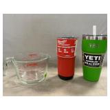 Pyrex Measures ng Cup, Yeti & Milwaukee-Branded