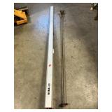 Bora Bar Clamp/Saw Guide, Long Rod With Valve