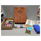Tray Lot Of Assorted Items Including A Holy Bible