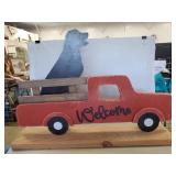 Decorative Wooden "Welcome" Sign (32"×6"×23")