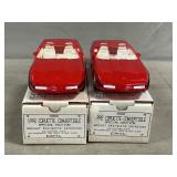 Pair Of 1992 SE Corvette Convertible Promo Cars