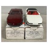(2) Ertl/AMT Corvette Promo Cars