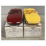 (2) Ertl/AMT Corvette ZR1 Promo Cars