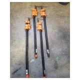 (4) 22" Pipe Clamps