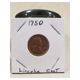 (1) 1950 U.S. Lincoln Cent