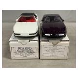 (2) Ertl/AMT 1992 Corvette Promo Cars