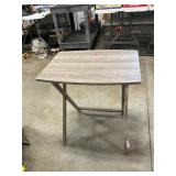 Folding Wooden Table