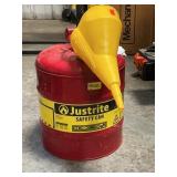 5 Gallon Metal Fuel Can With Funnel