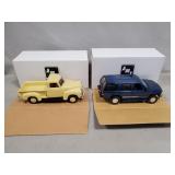 (2) Vintage Promotional Cars By AMT/ERTL