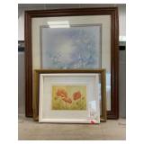 (3) Framed Prints
