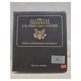 (1) Binder Of 1986 Presidents U.S. First Day