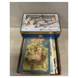 Biscuit Tin, Assorted Books