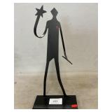 Metal Sculpture, 15.5" High