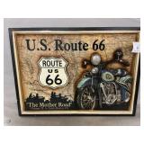 3-D Wooden Route 66 Sign