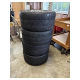 (4) Kumho Ecsta ASX Tires on Roush Rims