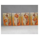 (4) Vintage Halloween Postcards