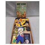 Tray Of Assorted Boy Scout Items