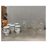 Pretty chess House Pitcher&  Porcelain !ugs,